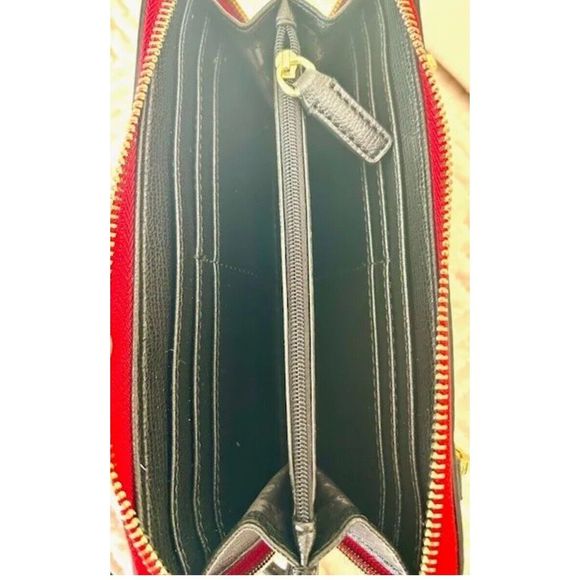 KARL LAGERFELD LH2EU5BT Maybelle Clutch/Wallet Crossbody Red Bag - w/ Choupette - Picture 10 of 10